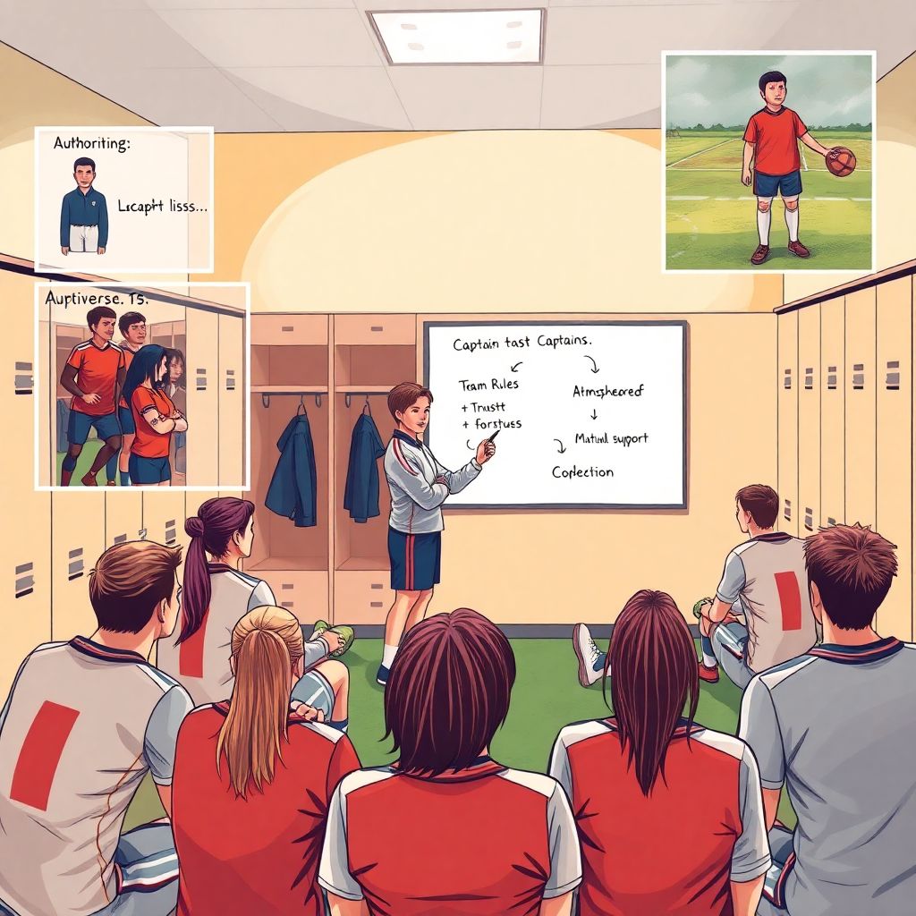 Лидерский стиль капитана и его влияние на сплочённость команды