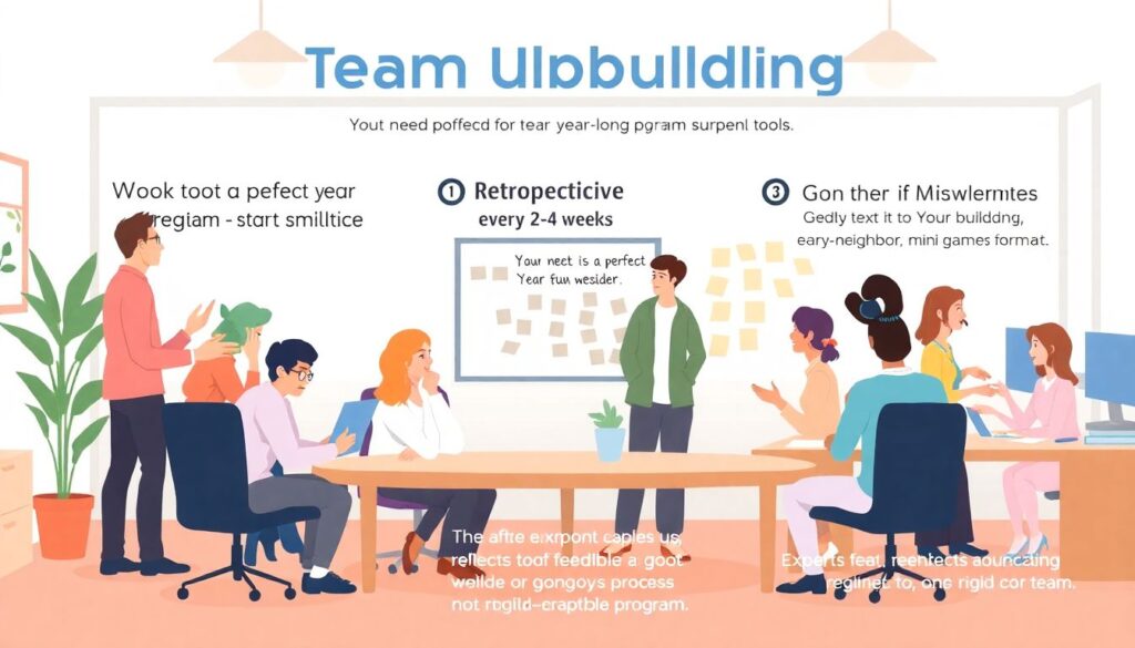 Инструменты тимбилдинга для небольших команд - иллюстрация