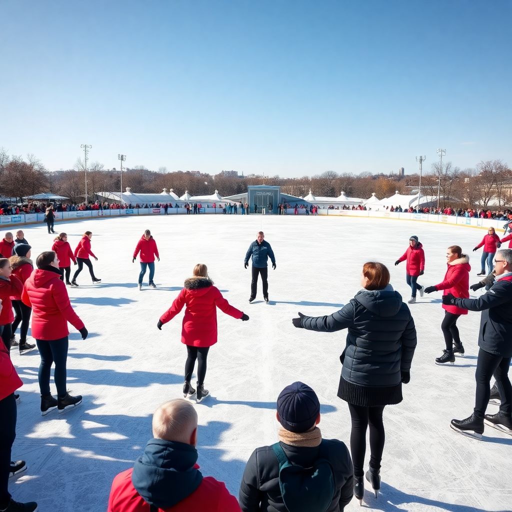 Даниил Глейхенгауз: мастер-класс по фигурному катанию в Лужниках на морозе